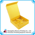 Custom Yellow Cardboard Luxury Gift Moon Cake Box Packaging